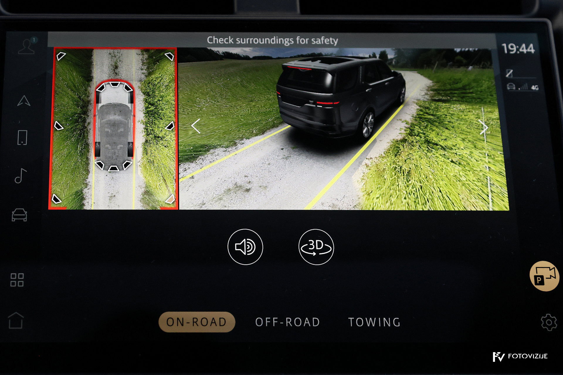 Land Rover Discovery HSE 3D camera