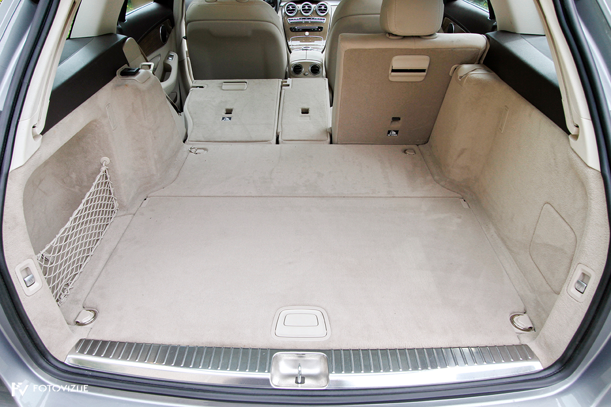 Mercedes-Benz C 220d karavan Avantgarde-Luxury 2016 - prtljažni prostor podiranje naslonov zadnje klopi