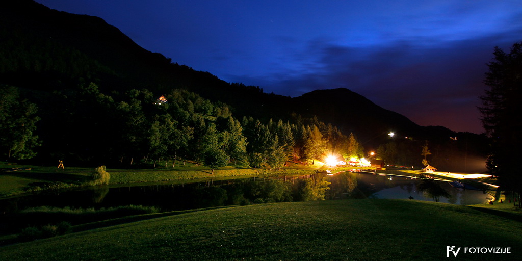 Ivarčko jezero po dežju