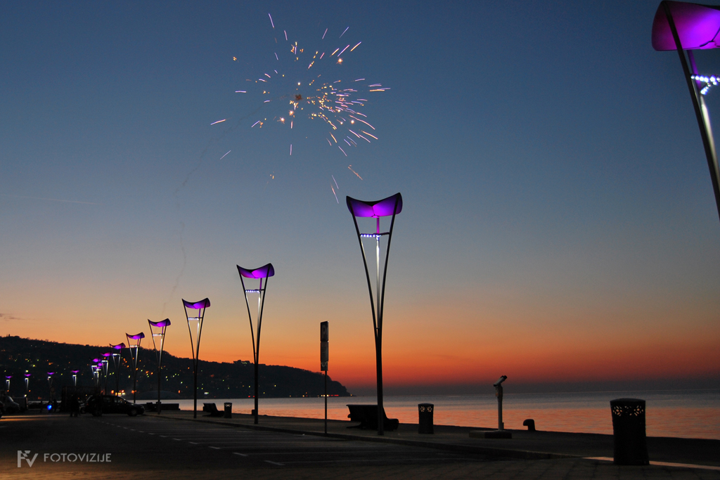 03_Koper_promenada Nočna promenada v Kopru